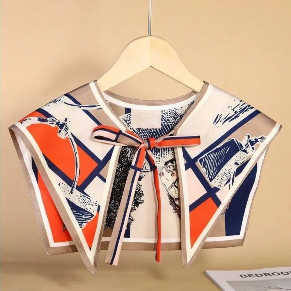 Decorative Sailor Collar Tie-Front A1562